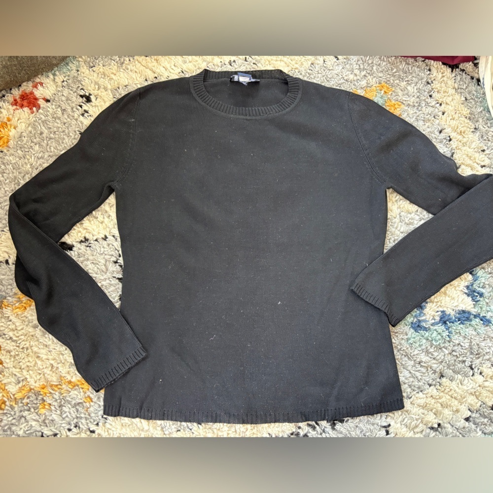 Ann Taylor vintage 100% silk crewneck sweater Small